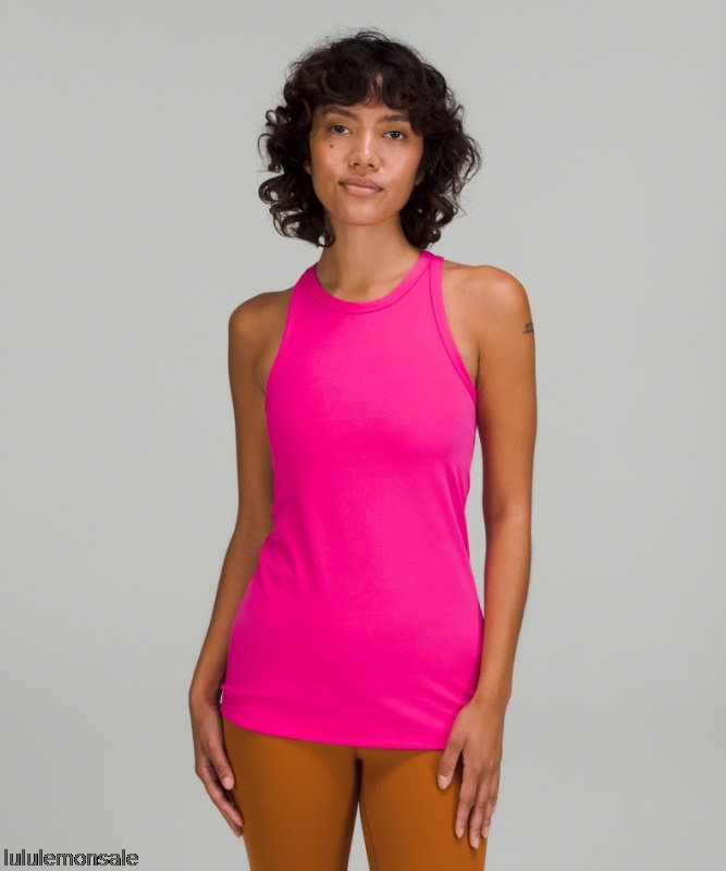 Lululemon Damen DELULU549 | Align Hüftlanges Tanktop Mit Racerback Online Nur Sonic Pink